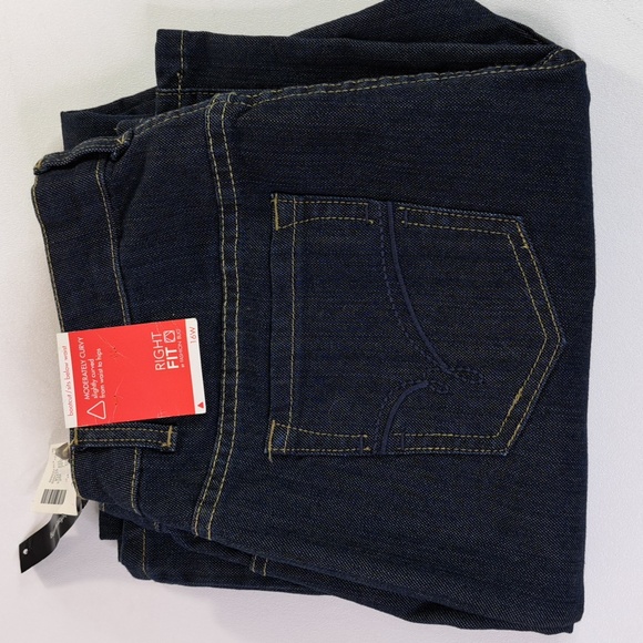 New Fashion Bug 🔺️Bootcut Dark Blue Jeans Size 16W - Picture 9 of 17